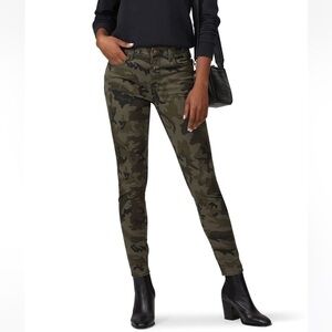 Louna Camo Skinny Jeans Stretch Casual Mid Rise Ankle Crop Sz 29
